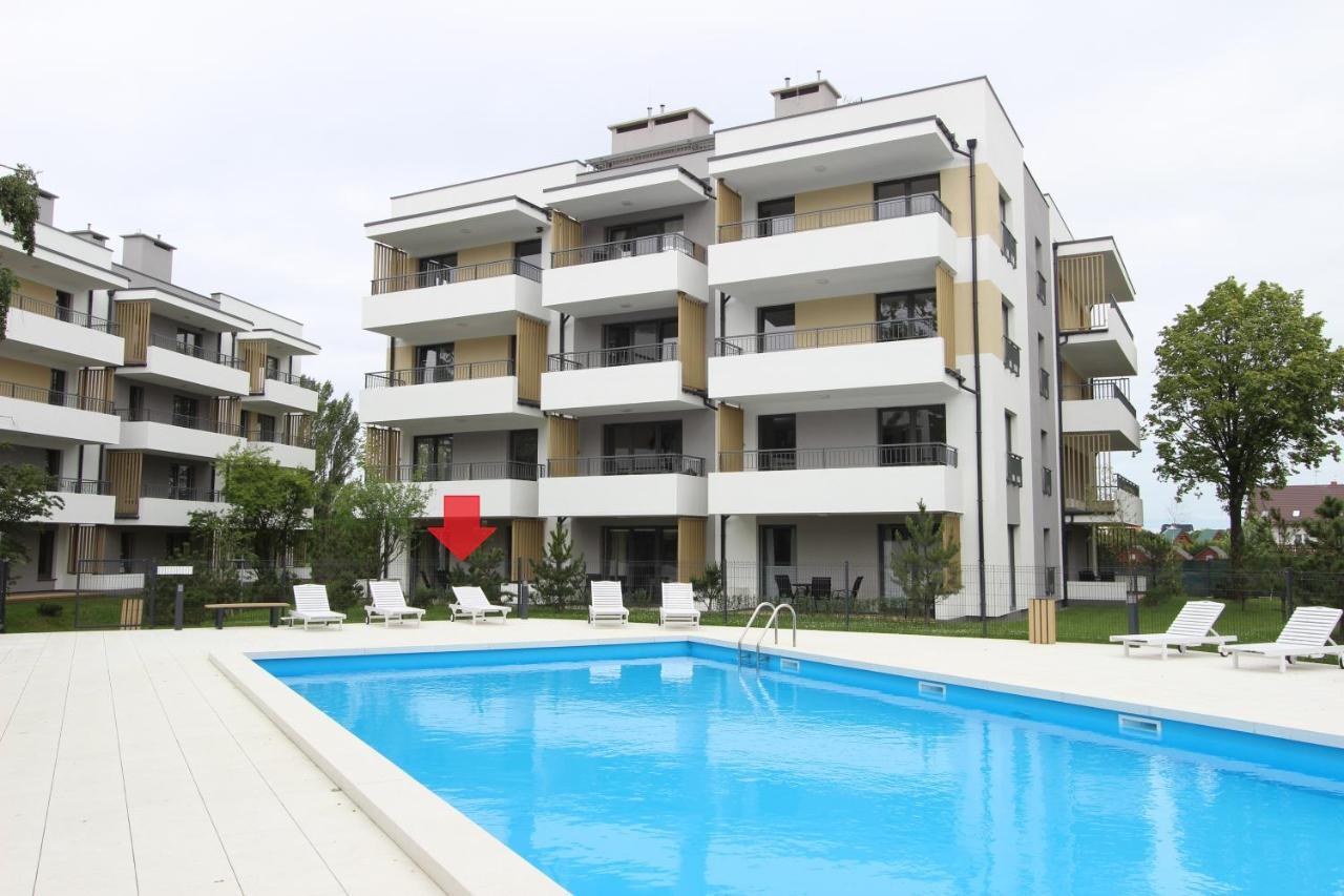 אוסטרוני מורסקי Rezydencja Apartamenty Ostrowski מראה חיצוני תמונה